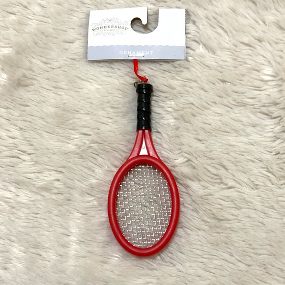 NWT Tennis Racket Christmas Tree Ornament - Picture 1 of 2